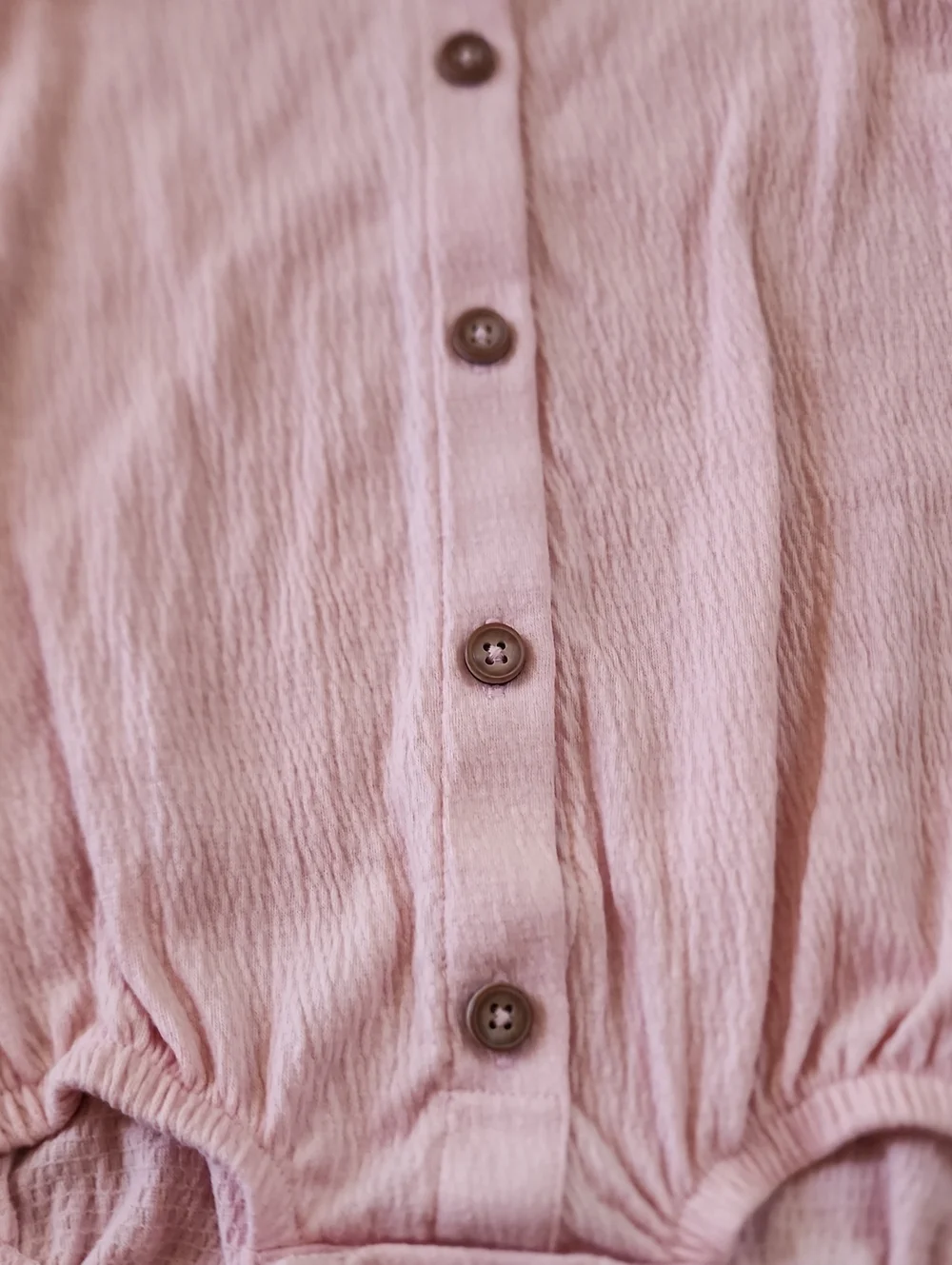 Carters Baby Girl Pink Romper, Size 12 Months